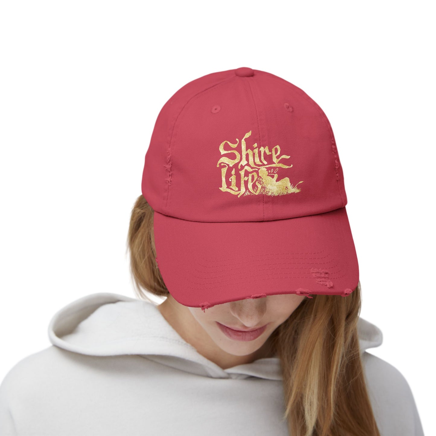 Unisex Distressed Cap - Shire Life Vintage Style