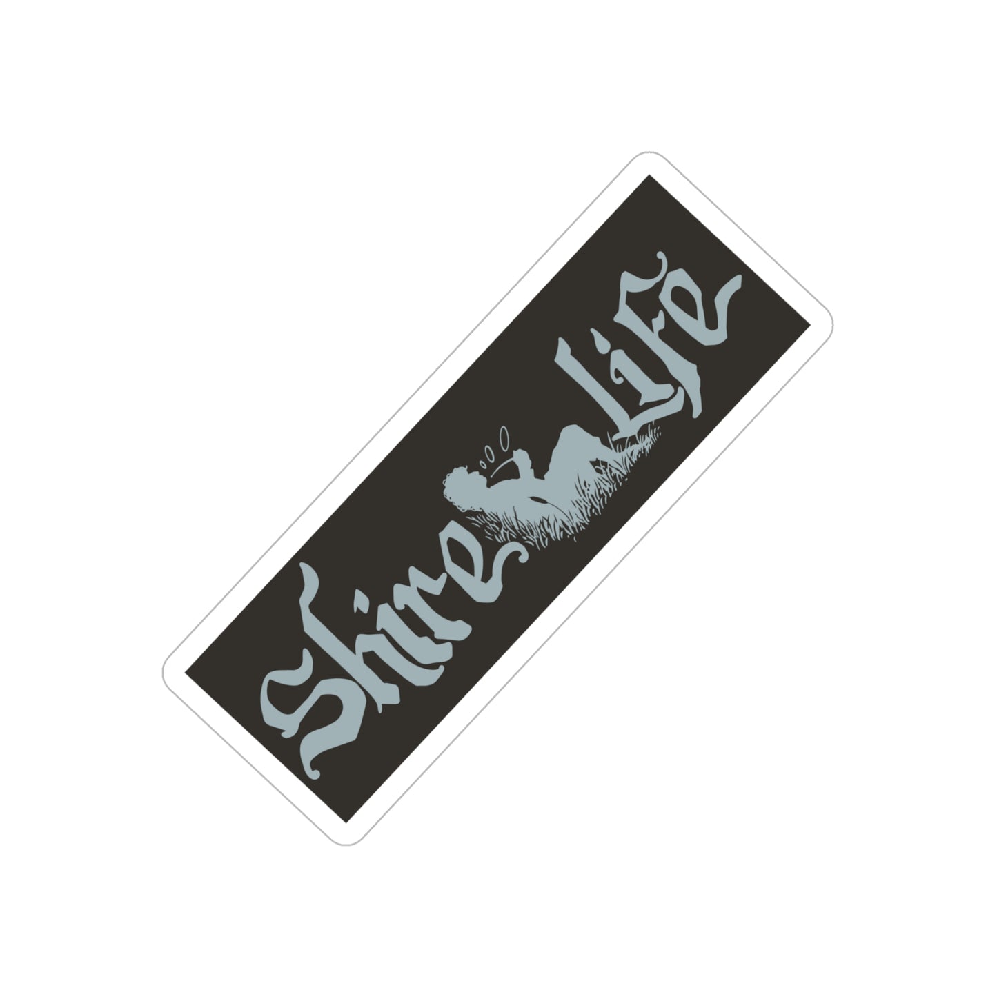 Transparent Outdoor Stickers, Die-Cut, 1pc
