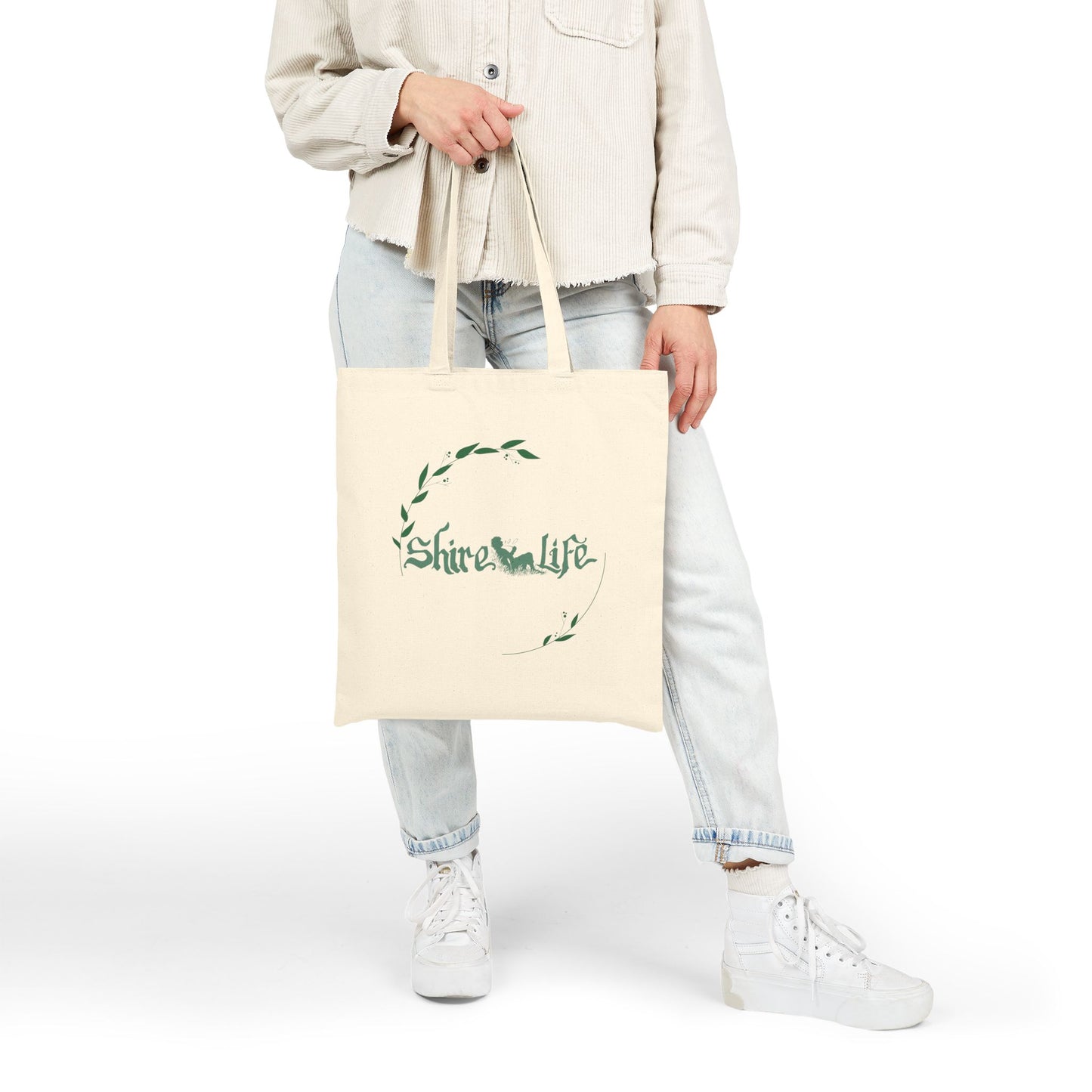 Shire Life Cotton Canvas Tote Bag - Eco-Friendly Shopping & Everyday Use