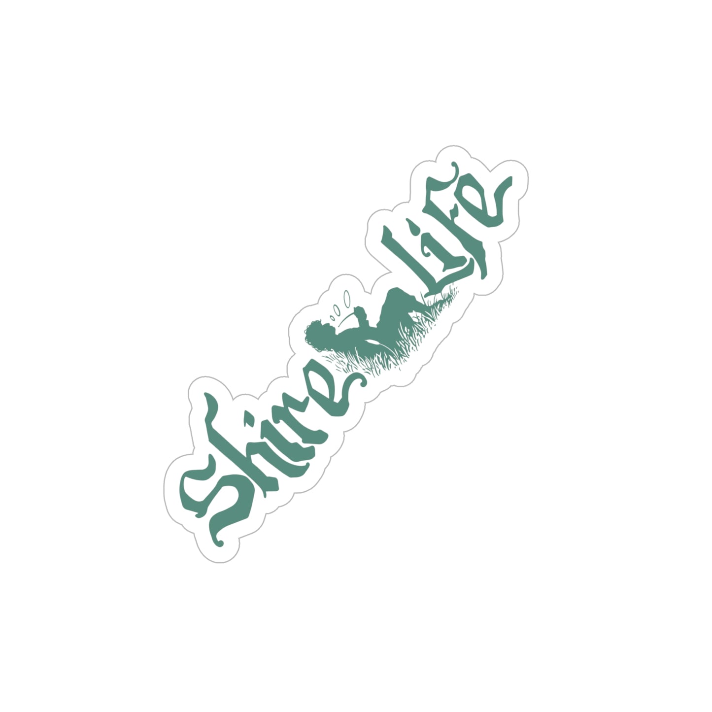 Transparent Outdoor Stickers, Die-Cut, 1pc