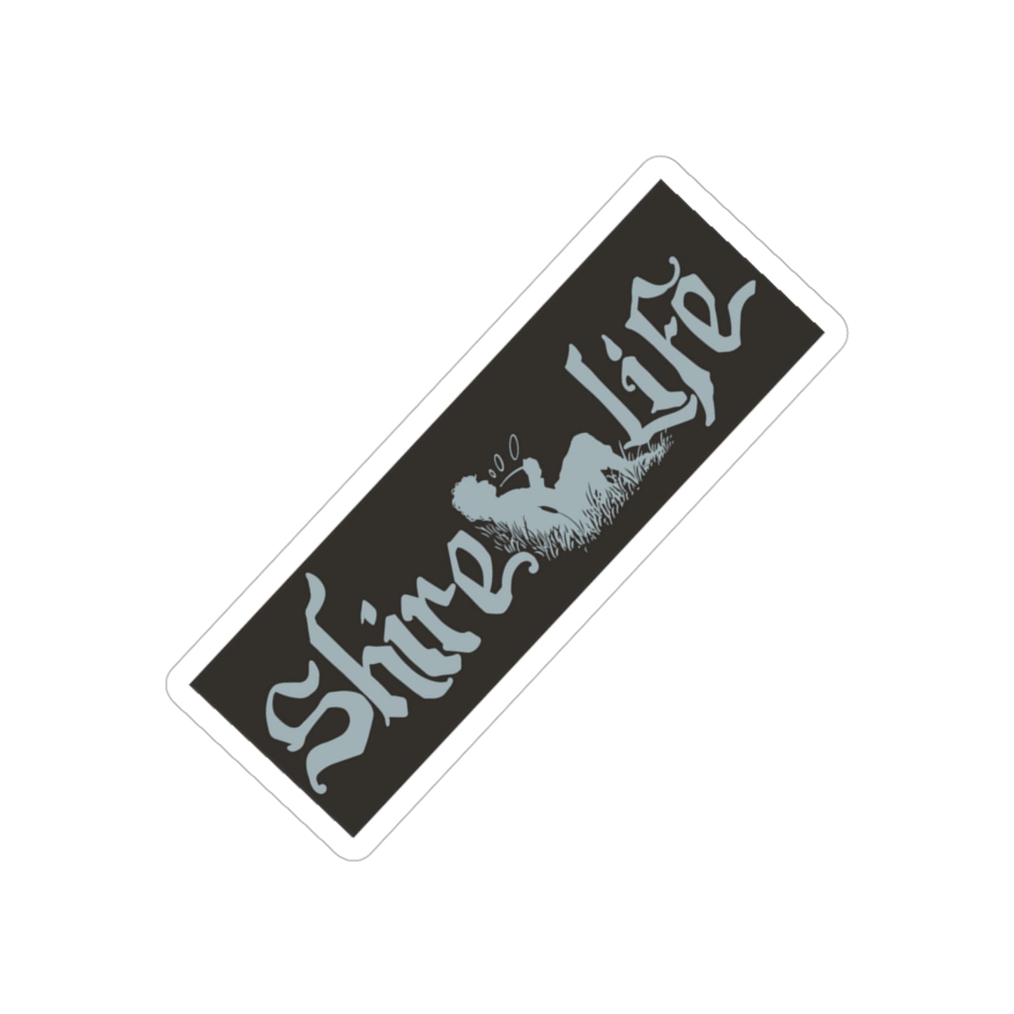 Transparent Outdoor Stickers, Die-Cut, 1pc