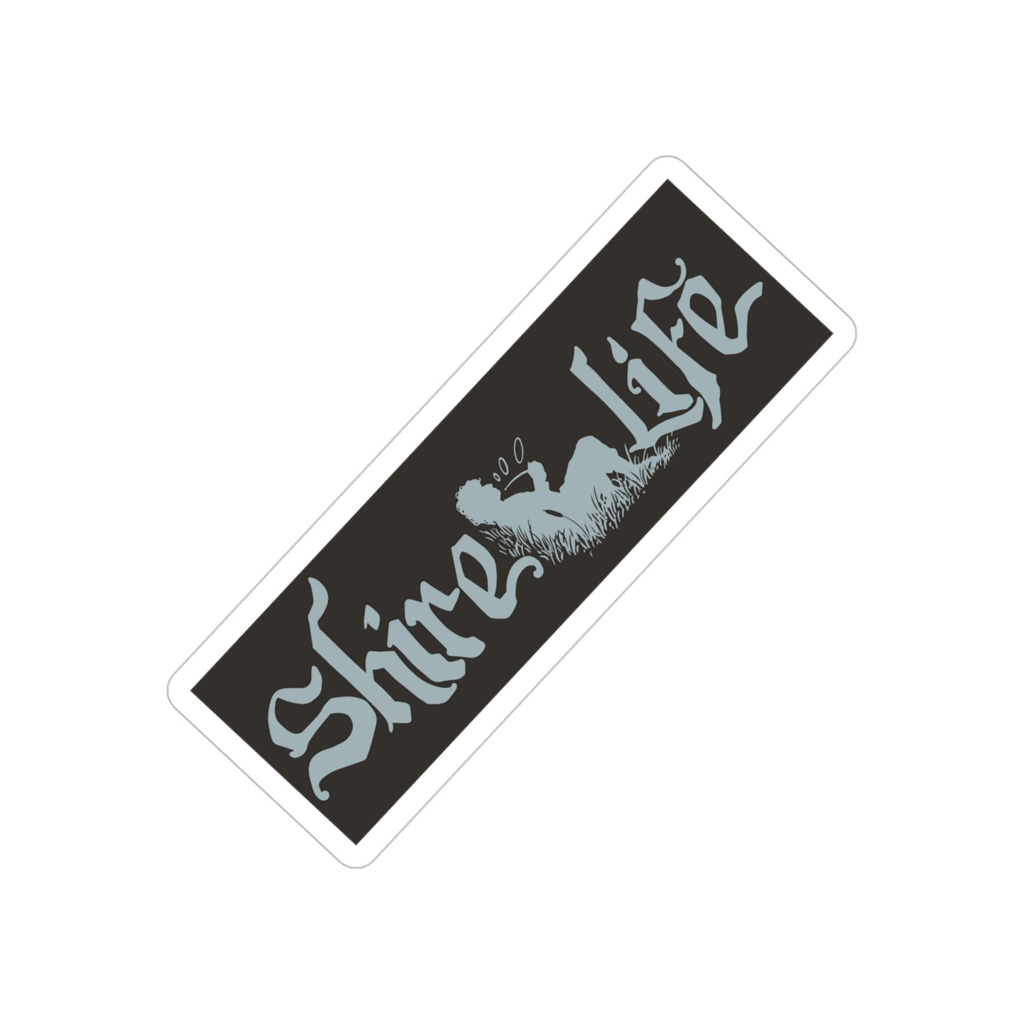 Transparent Outdoor Stickers, Die-Cut, 1pc