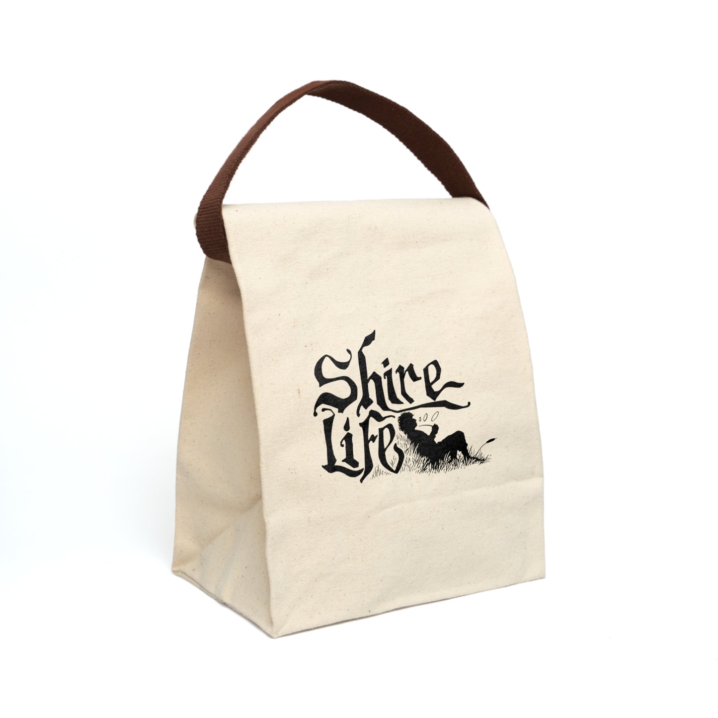Shire Life Canvas Lunch Bag with Strap - Eco-Friendly, Stylish Tote for On-the-Go Meals