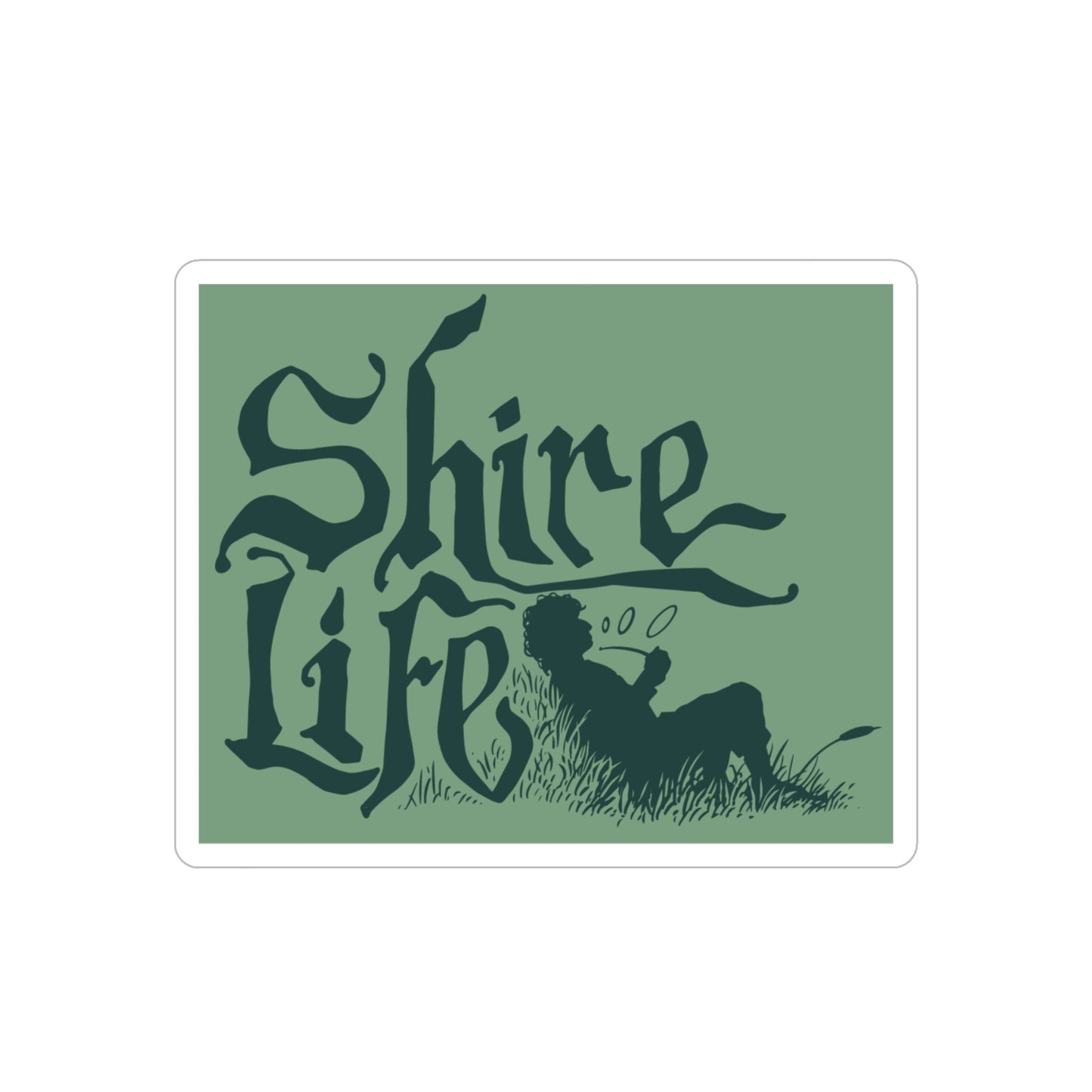 Transparent Outdoor Stickers, Die-Cut, 1pc