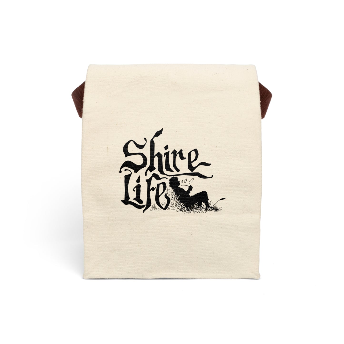 Shire Life Canvas Lunch Bag with Strap - Eco-Friendly, Stylish Tote for On-the-Go Meals