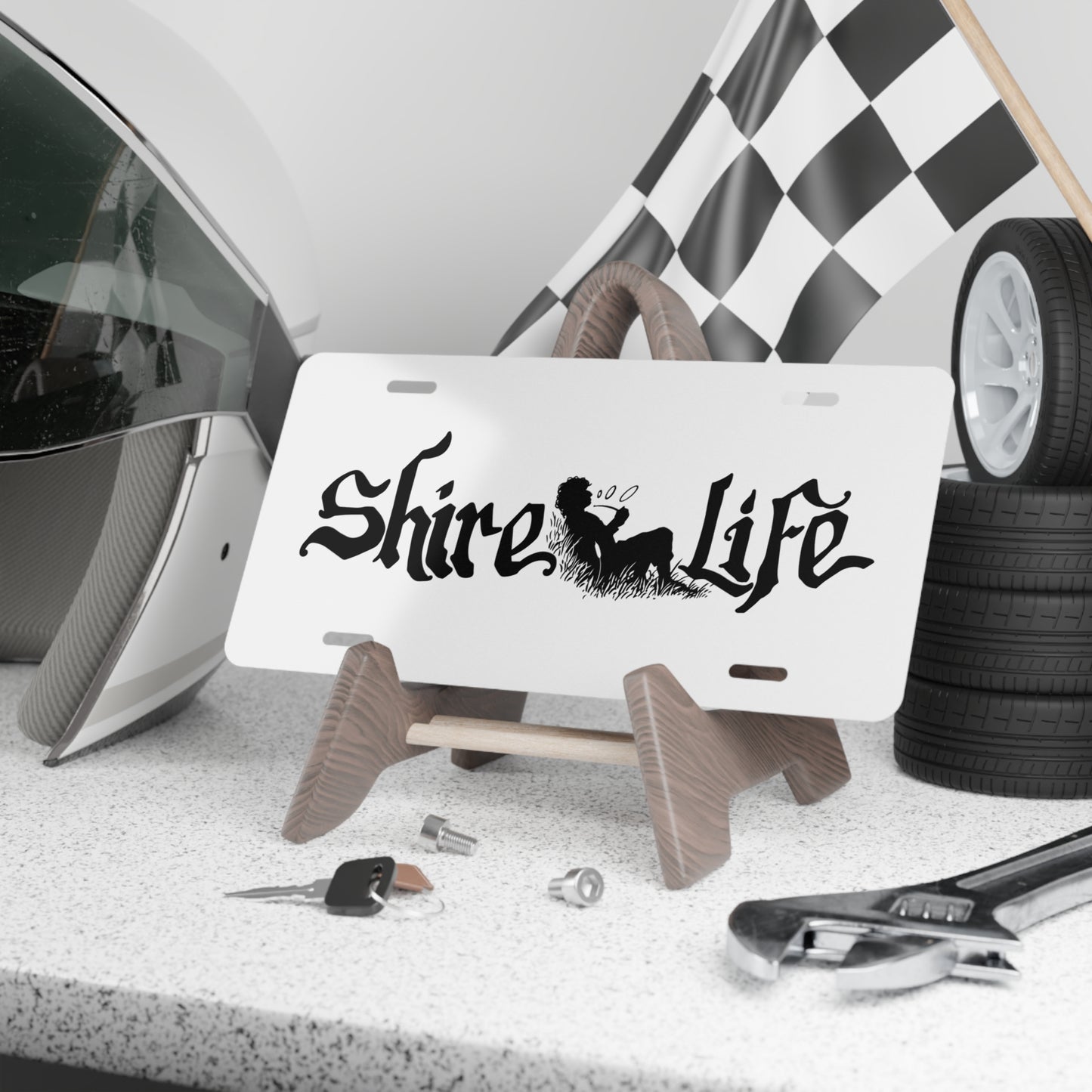 Custom Shire Life Vanity Plate – Unique Decorative License Plate for Animal Lovers