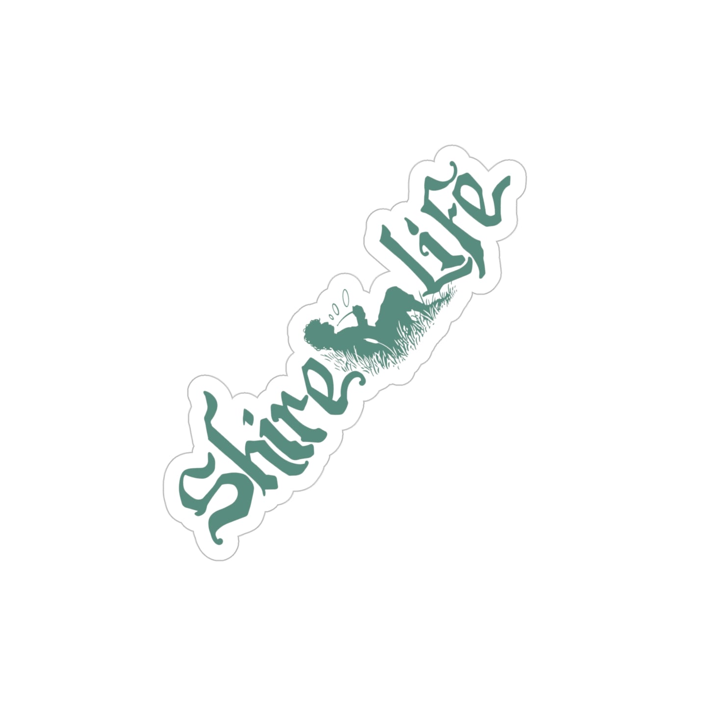 Transparent Outdoor Stickers, Die-Cut, 1pc