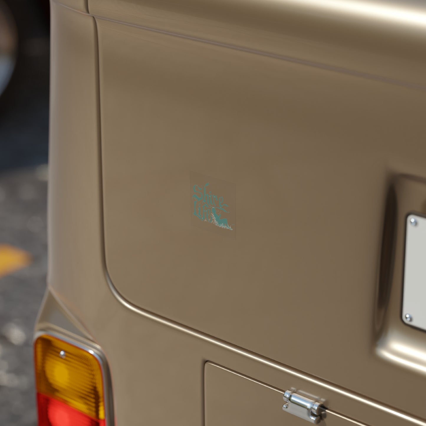 Transparent Outdoor Stickers, Nature-Inspired, Shire Life Design for Cars, Laptops, Water Bottles, Adventure, Gift Idea