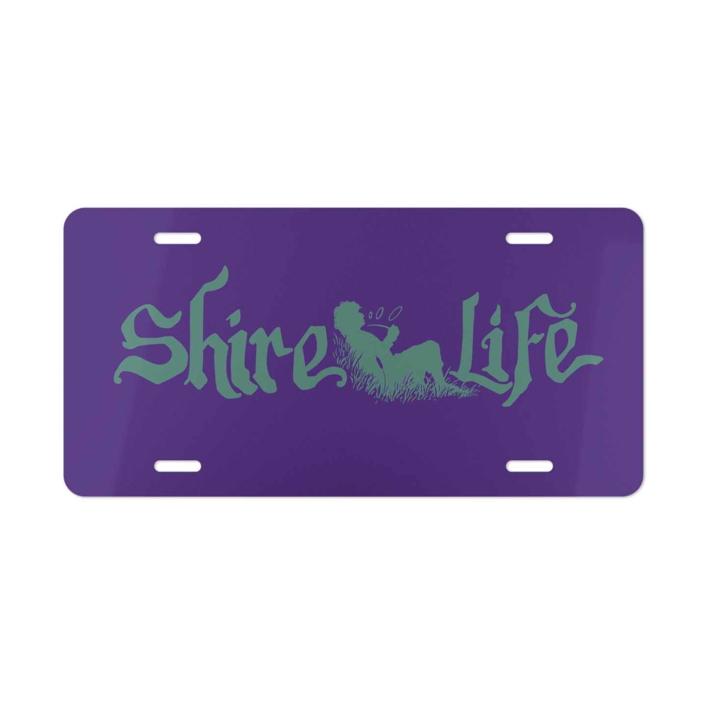 Custom Vanity Plate - Shire Life Design for Unique Car Personalization