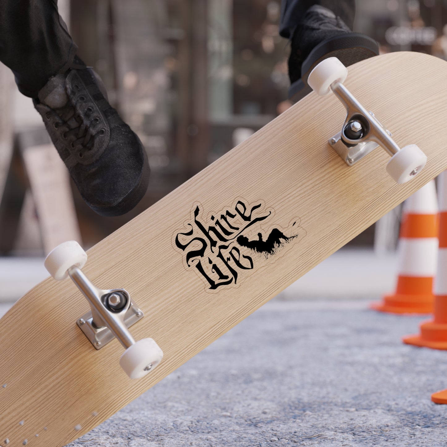 Die-Cut Transparent Outdoor Sticker - 'Shire Life' Adventure Design