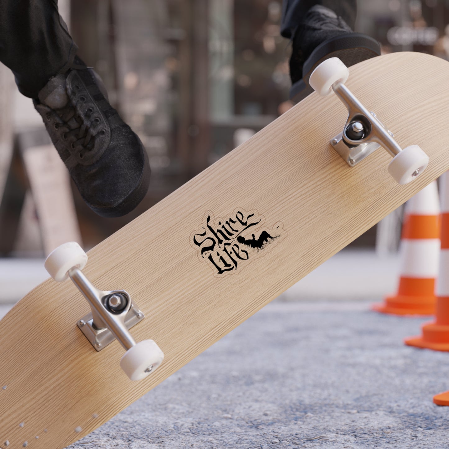 Die-Cut Transparent Outdoor Sticker - 'Shire Life' Adventure Design