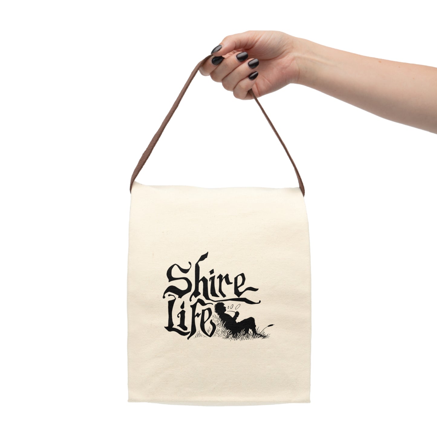 Shire Life Canvas Lunch Bag with Strap - Eco-Friendly, Stylish Tote for On-the-Go Meals
