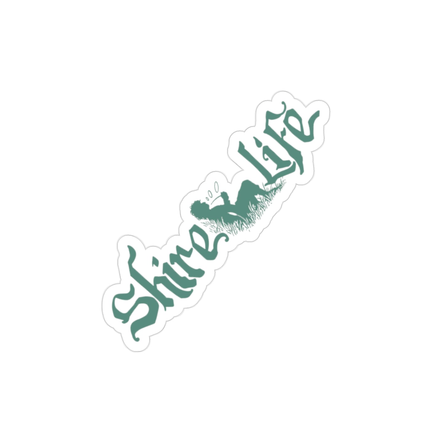 Transparent Outdoor Stickers, Die-Cut, 1pc