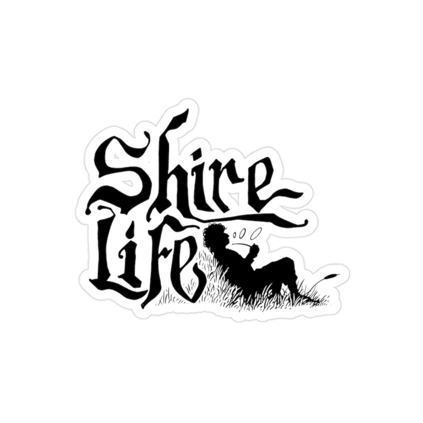 Die-Cut Transparent Outdoor Sticker - 'Shire Life' Adventure Design