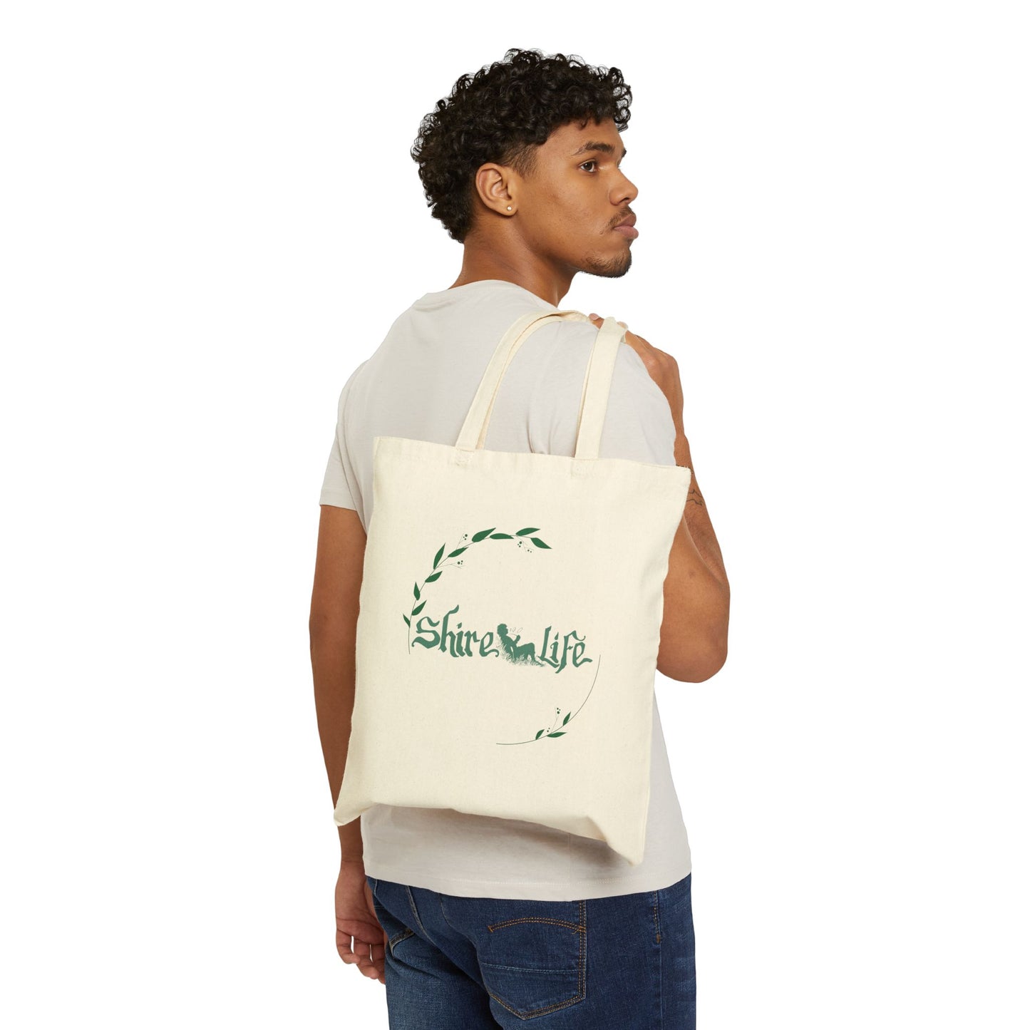 Shire Life Cotton Canvas Tote Bag - Eco-Friendly Shopping & Everyday Use