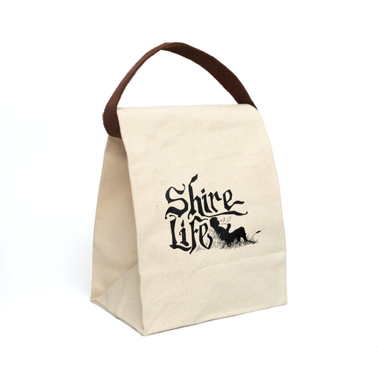Shire Life Canvas Lunch Bag with Strap - Eco-Friendly, Stylish Tote for On-the-Go Meals