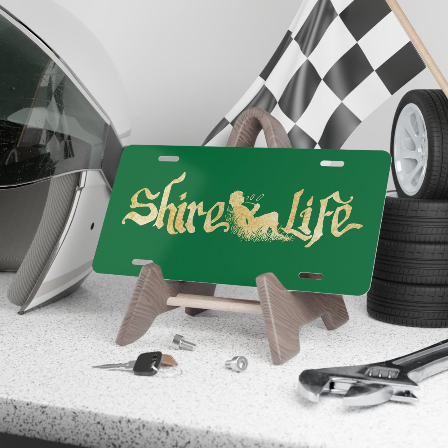 Custom Vanity Plate - Shire Life - Unique Car Decor