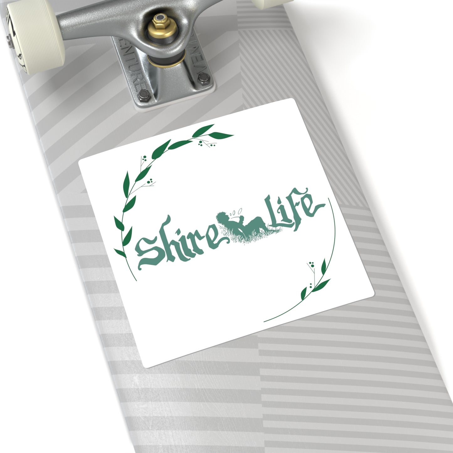Shire Life Nature-Inspired Square Stickers - Perfect for Laptop, Water Bottle, and Decor