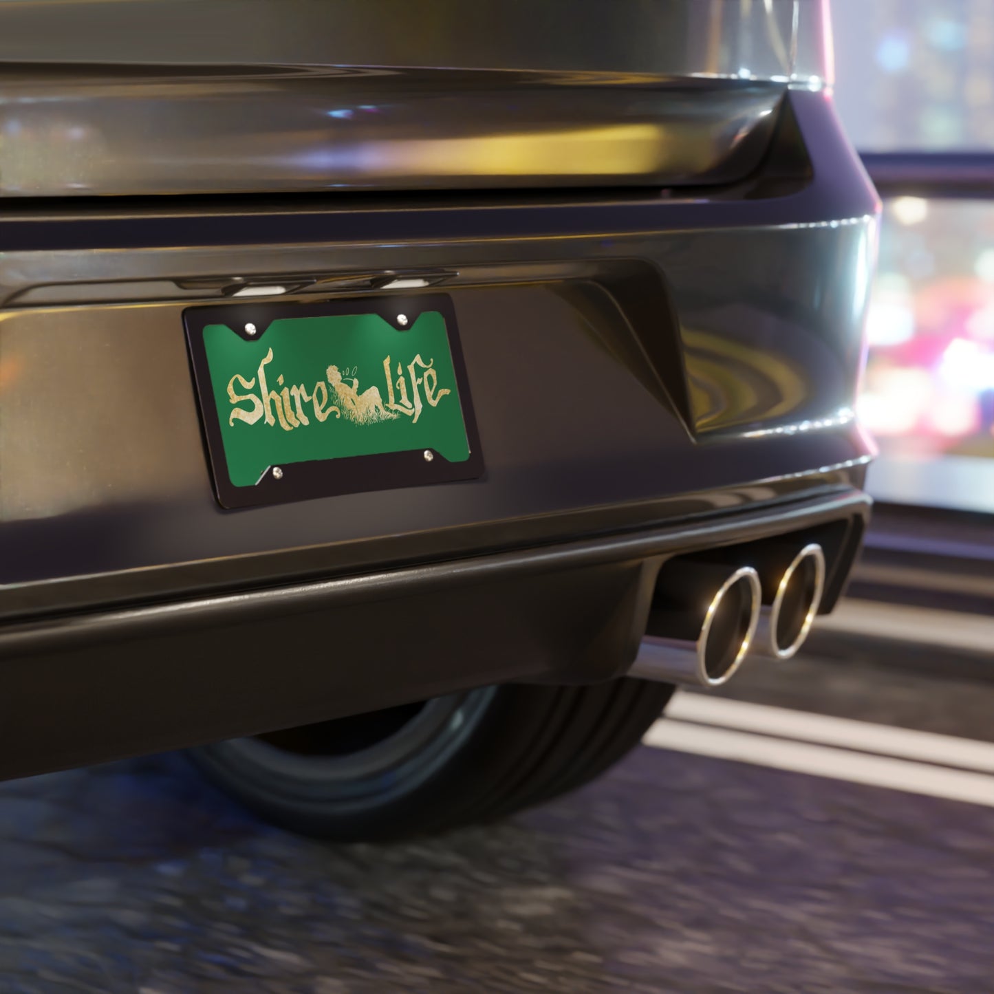 Custom Vanity Plate - Shire Life - Unique Car Decor