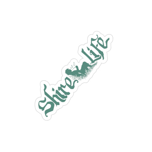 Transparent Outdoor Stickers, Die-Cut, 1pc