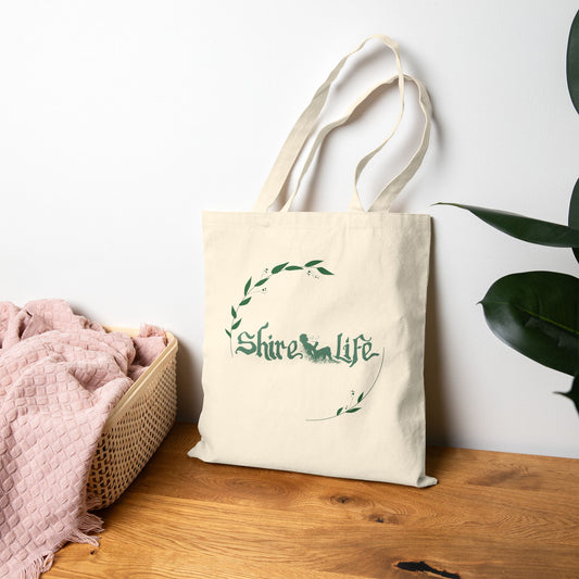 Shire Life Cotton Canvas Tote Bag - Eco-Friendly Shopping & Everyday Use